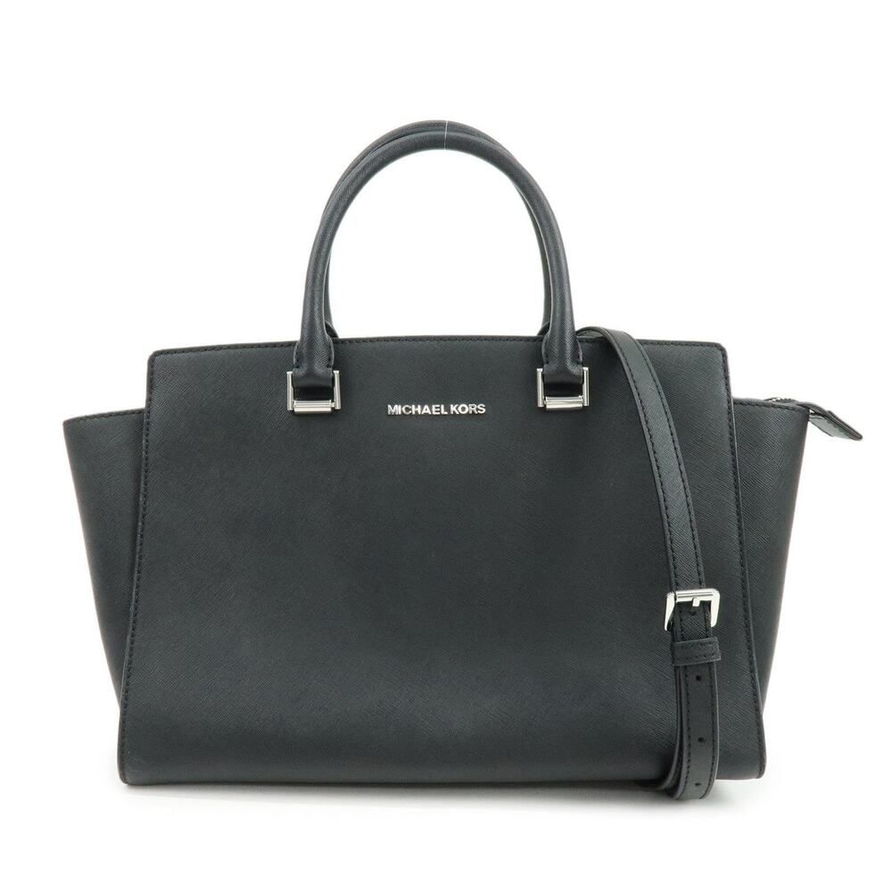Michael Kors Saffiano Leather Handbag Black